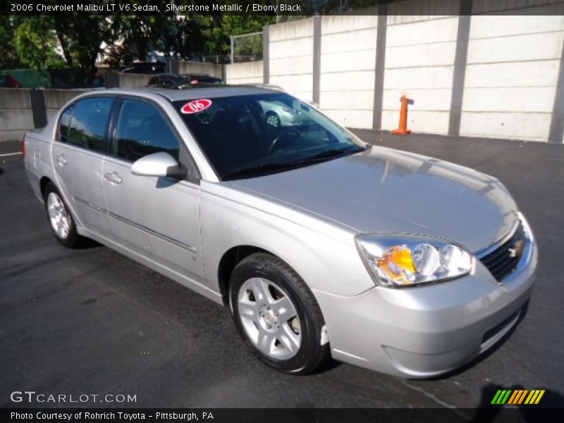 Silverstone Metallic / Ebony Black 2006 Chevrolet Malibu LT V6 Sedan