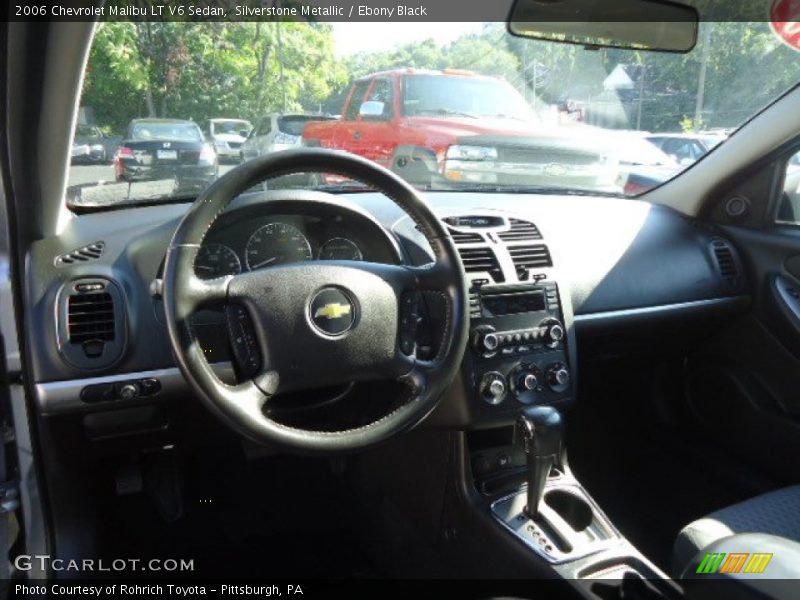 Silverstone Metallic / Ebony Black 2006 Chevrolet Malibu LT V6 Sedan
