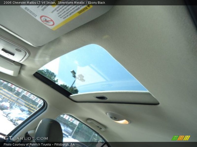 Silverstone Metallic / Ebony Black 2006 Chevrolet Malibu LT V6 Sedan