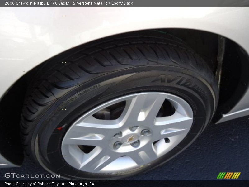 Silverstone Metallic / Ebony Black 2006 Chevrolet Malibu LT V6 Sedan