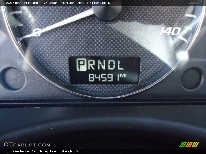 Silverstone Metallic / Ebony Black 2006 Chevrolet Malibu LT V6 Sedan