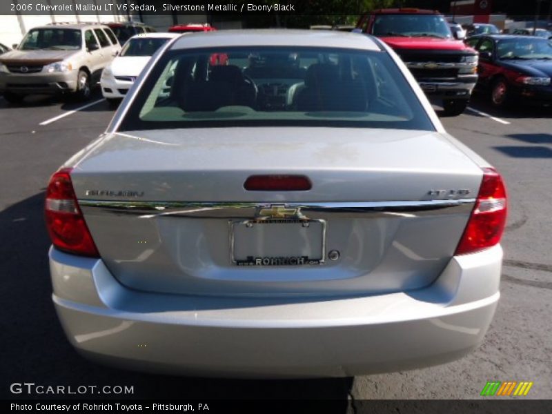 Silverstone Metallic / Ebony Black 2006 Chevrolet Malibu LT V6 Sedan