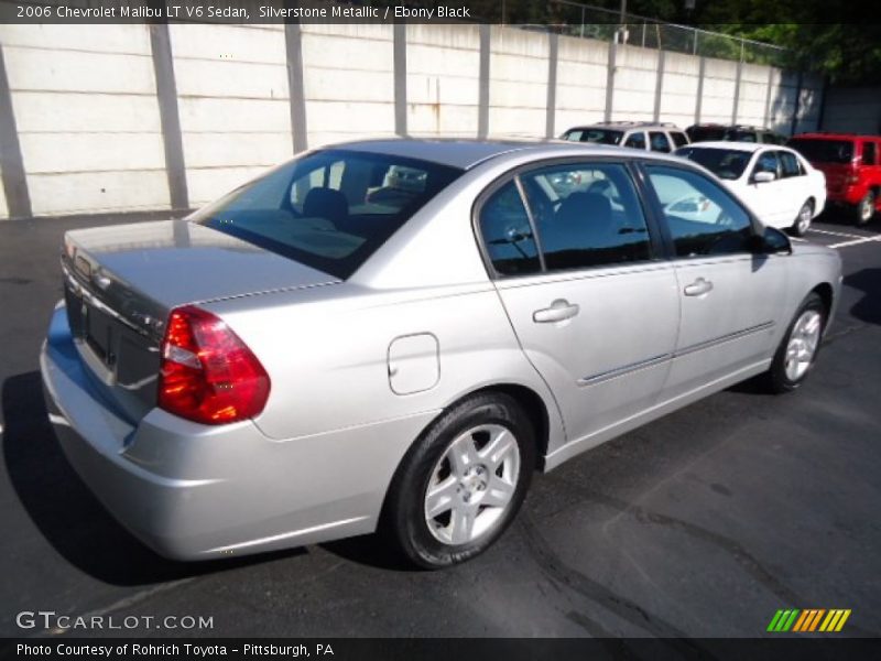 Silverstone Metallic / Ebony Black 2006 Chevrolet Malibu LT V6 Sedan