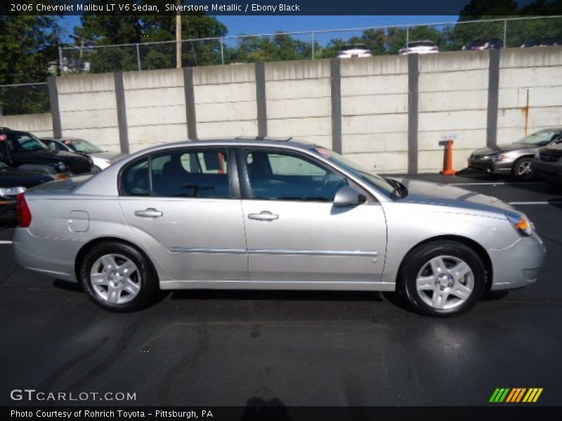 Silverstone Metallic / Ebony Black 2006 Chevrolet Malibu LT V6 Sedan