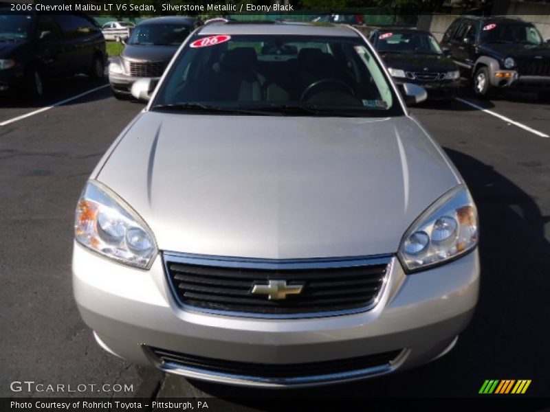 Silverstone Metallic / Ebony Black 2006 Chevrolet Malibu LT V6 Sedan