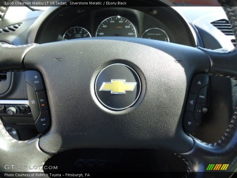 Silverstone Metallic / Ebony Black 2006 Chevrolet Malibu LT V6 Sedan
