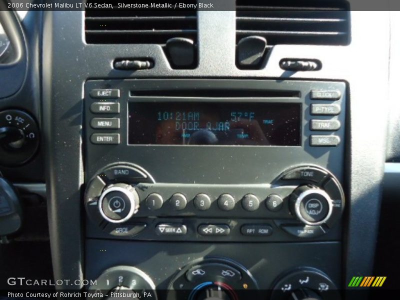 Silverstone Metallic / Ebony Black 2006 Chevrolet Malibu LT V6 Sedan
