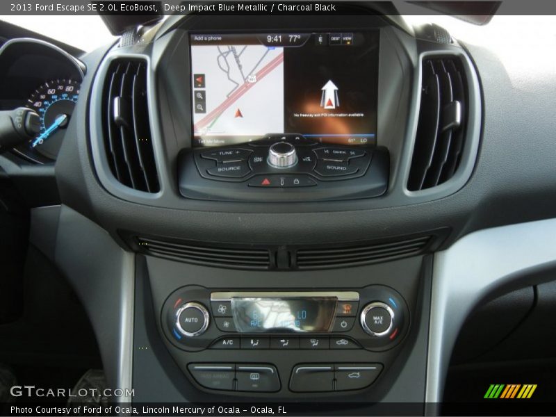 Deep Impact Blue Metallic / Charcoal Black 2013 Ford Escape SE 2.0L EcoBoost
