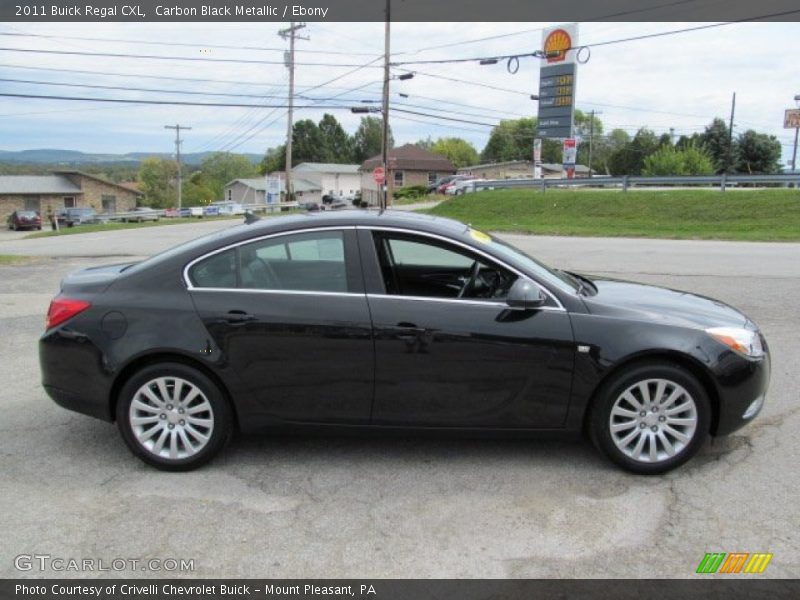 Carbon Black Metallic / Ebony 2011 Buick Regal CXL