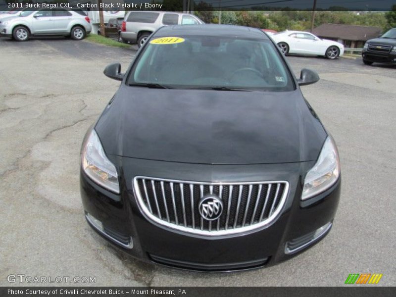 Carbon Black Metallic / Ebony 2011 Buick Regal CXL