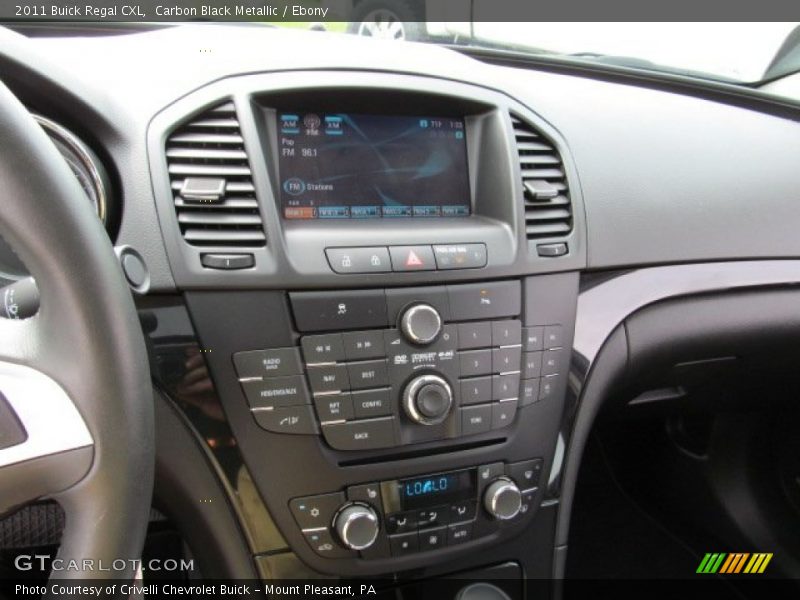 Controls of 2011 Regal CXL