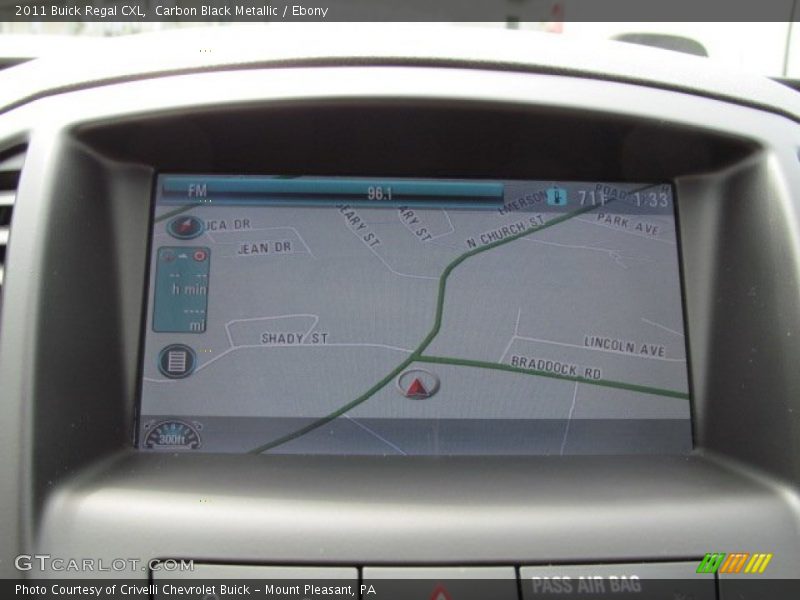 Navigation of 2011 Regal CXL