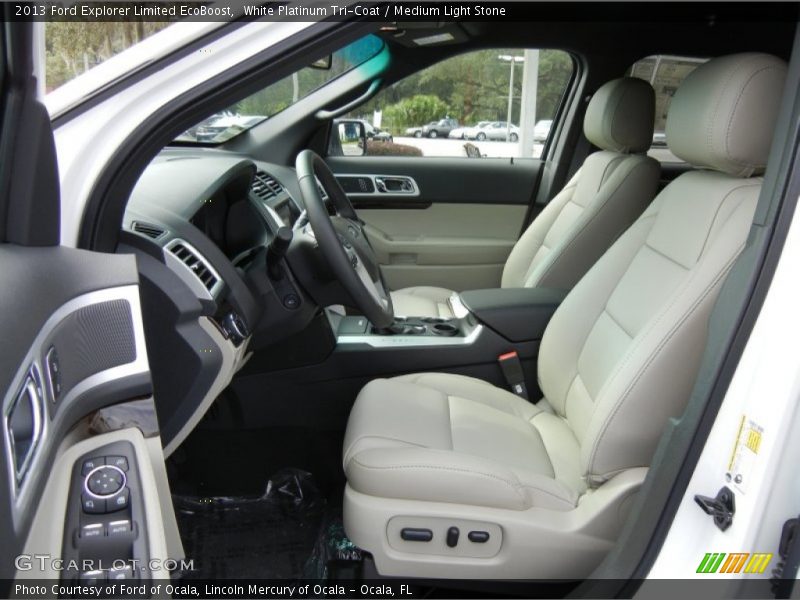  2013 Explorer Limited EcoBoost Medium Light Stone Interior