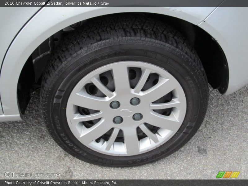 Silver Ice Metallic / Gray 2010 Chevrolet Cobalt LS Sedan
