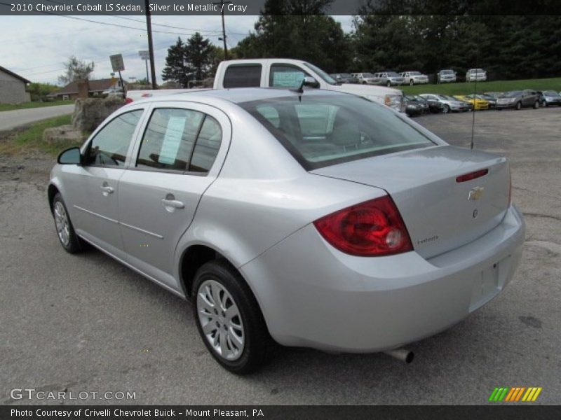 Silver Ice Metallic / Gray 2010 Chevrolet Cobalt LS Sedan
