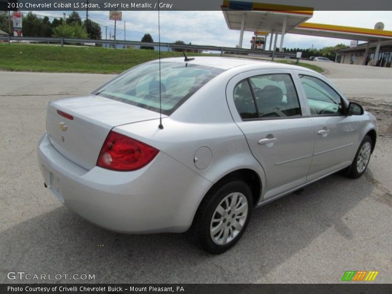 Silver Ice Metallic / Gray 2010 Chevrolet Cobalt LS Sedan