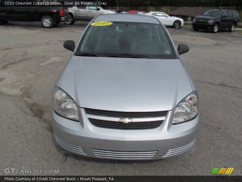 Silver Ice Metallic / Gray 2010 Chevrolet Cobalt LS Sedan