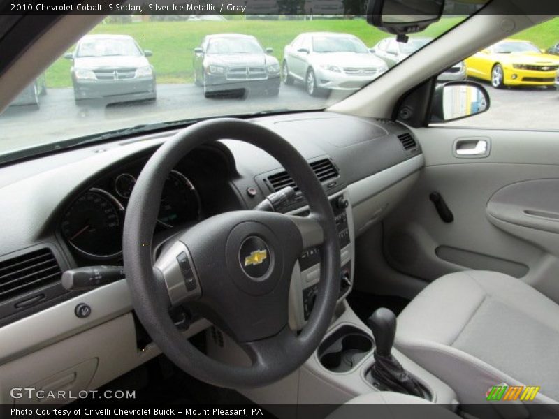 Silver Ice Metallic / Gray 2010 Chevrolet Cobalt LS Sedan