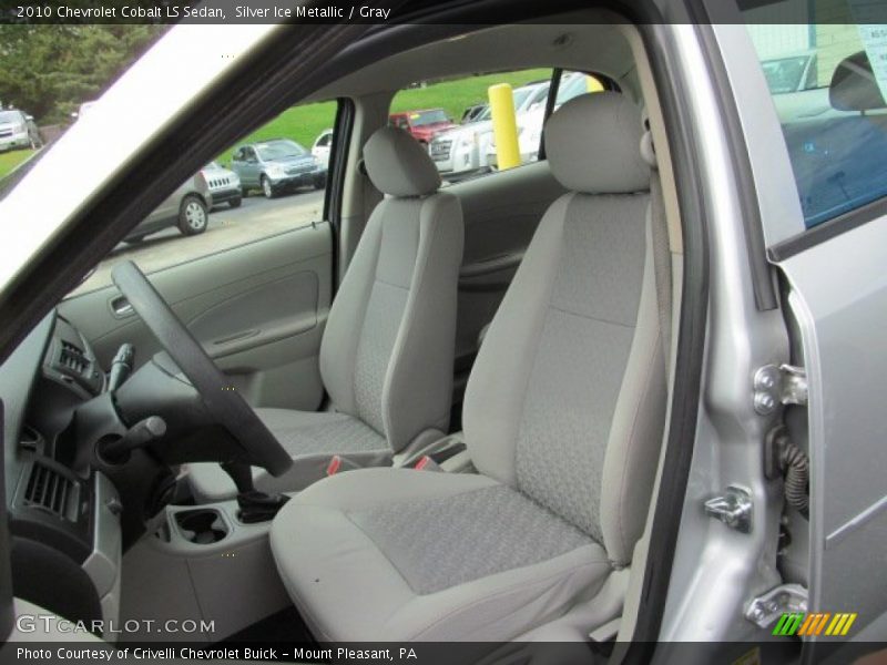 Silver Ice Metallic / Gray 2010 Chevrolet Cobalt LS Sedan