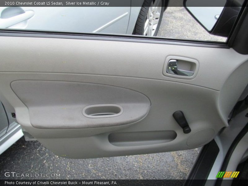 Silver Ice Metallic / Gray 2010 Chevrolet Cobalt LS Sedan