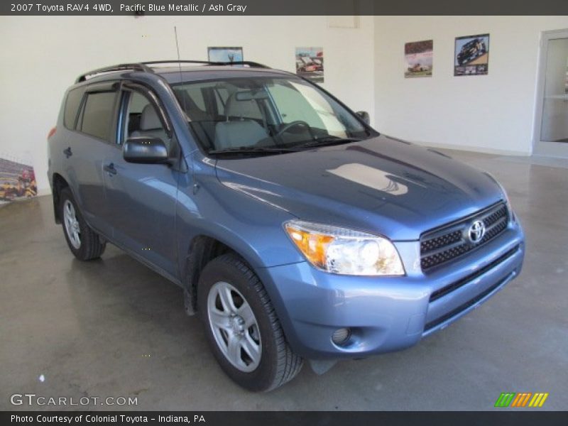 Pacific Blue Metallic / Ash Gray 2007 Toyota RAV4 4WD