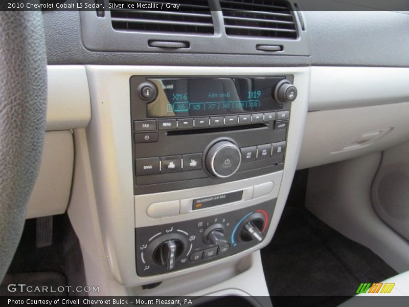 Silver Ice Metallic / Gray 2010 Chevrolet Cobalt LS Sedan