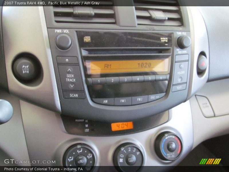 Pacific Blue Metallic / Ash Gray 2007 Toyota RAV4 4WD