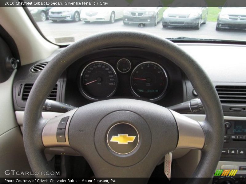Silver Ice Metallic / Gray 2010 Chevrolet Cobalt LS Sedan