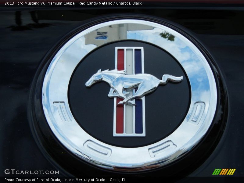 Red Candy Metallic / Charcoal Black 2013 Ford Mustang V6 Premium Coupe