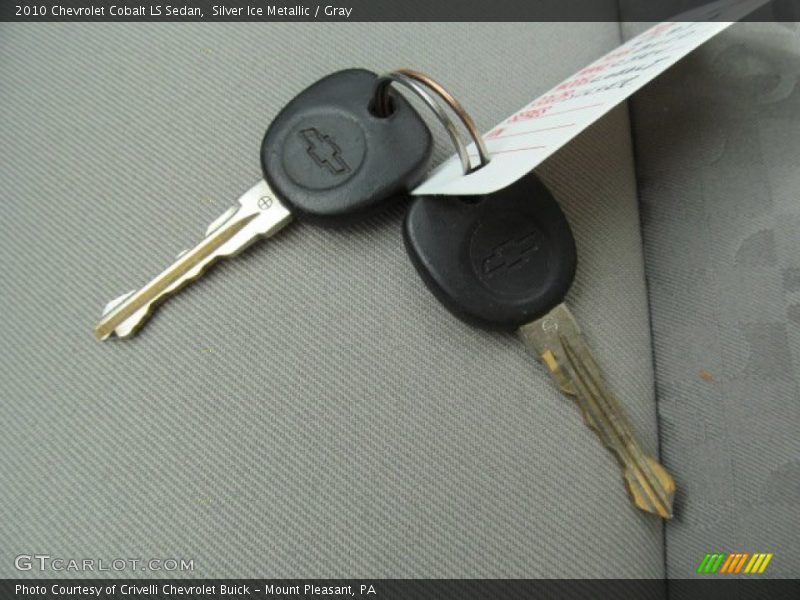 Silver Ice Metallic / Gray 2010 Chevrolet Cobalt LS Sedan