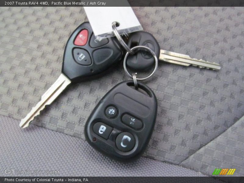 Pacific Blue Metallic / Ash Gray 2007 Toyota RAV4 4WD