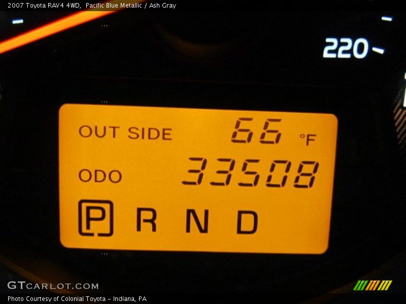 Pacific Blue Metallic / Ash Gray 2007 Toyota RAV4 4WD