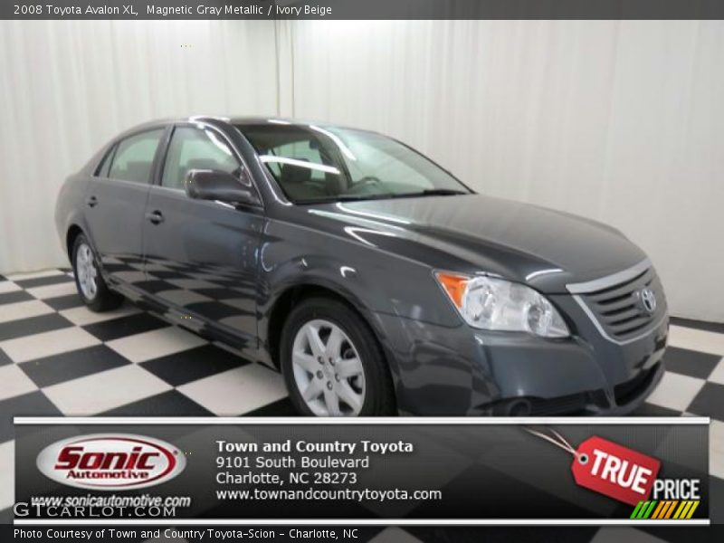 Magnetic Gray Metallic / Ivory Beige 2008 Toyota Avalon XL