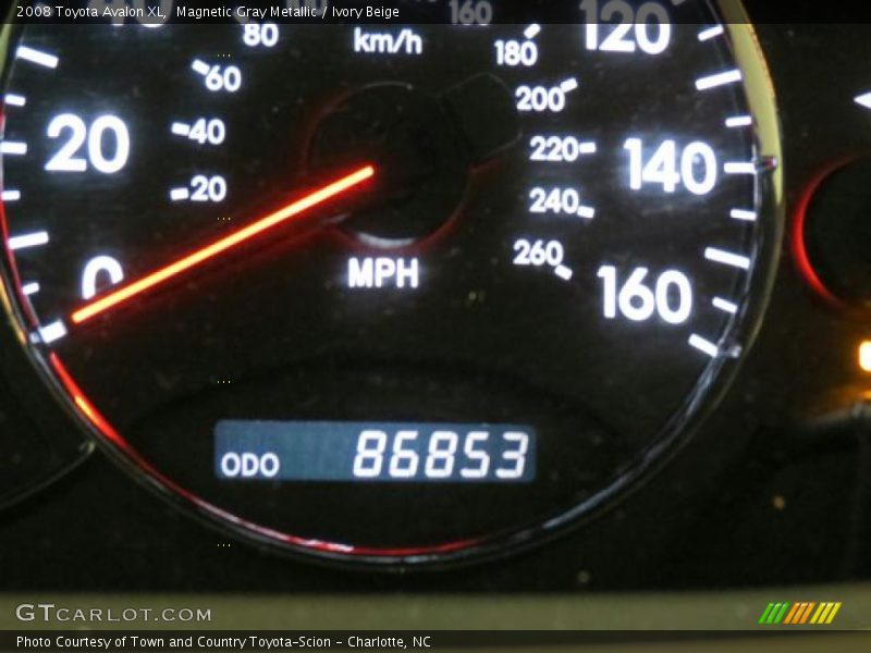 Magnetic Gray Metallic / Ivory Beige 2008 Toyota Avalon XL