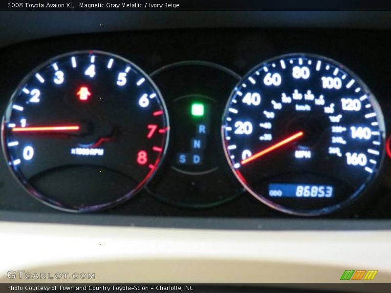 Magnetic Gray Metallic / Ivory Beige 2008 Toyota Avalon XL