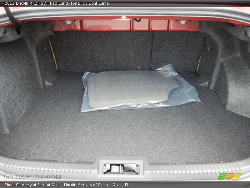Red Candy Metallic / Light Camel 2012 Lincoln MKZ FWD