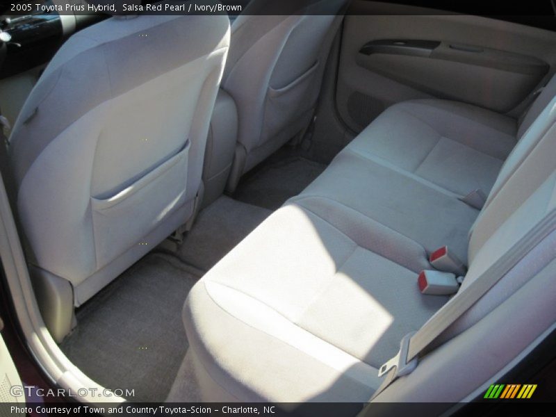 Salsa Red Pearl / Ivory/Brown 2005 Toyota Prius Hybrid