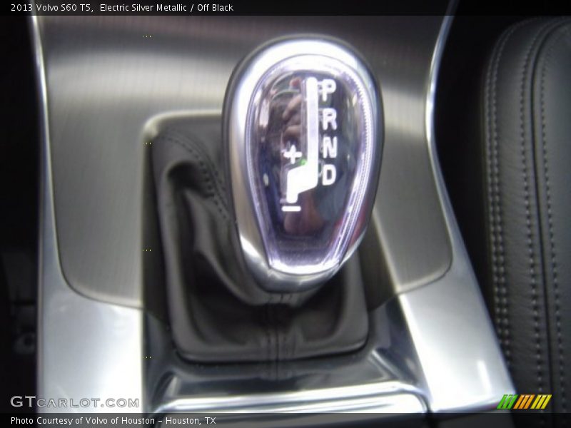 Electric Silver Metallic / Off Black 2013 Volvo S60 T5
