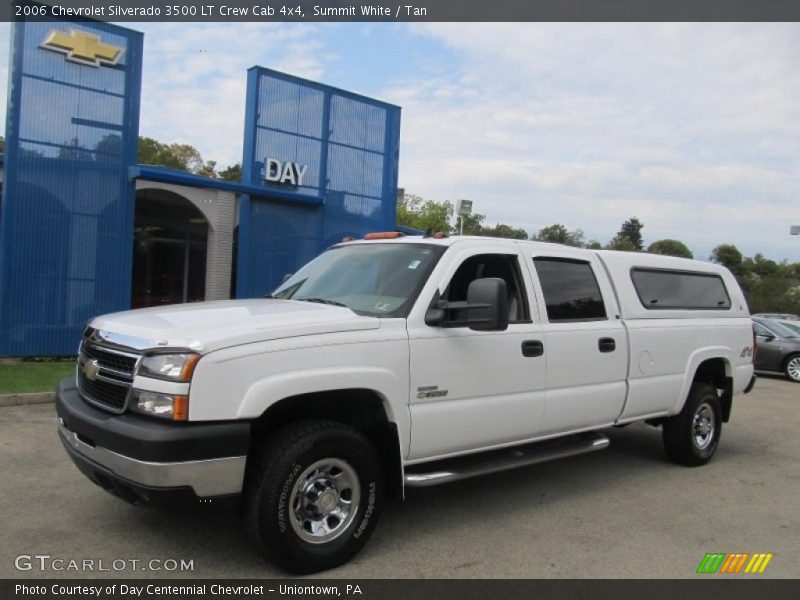 Summit White / Tan 2006 Chevrolet Silverado 3500 LT Crew Cab 4x4