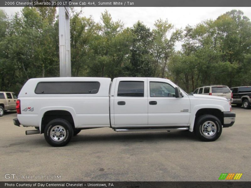 Summit White / Tan 2006 Chevrolet Silverado 3500 LT Crew Cab 4x4