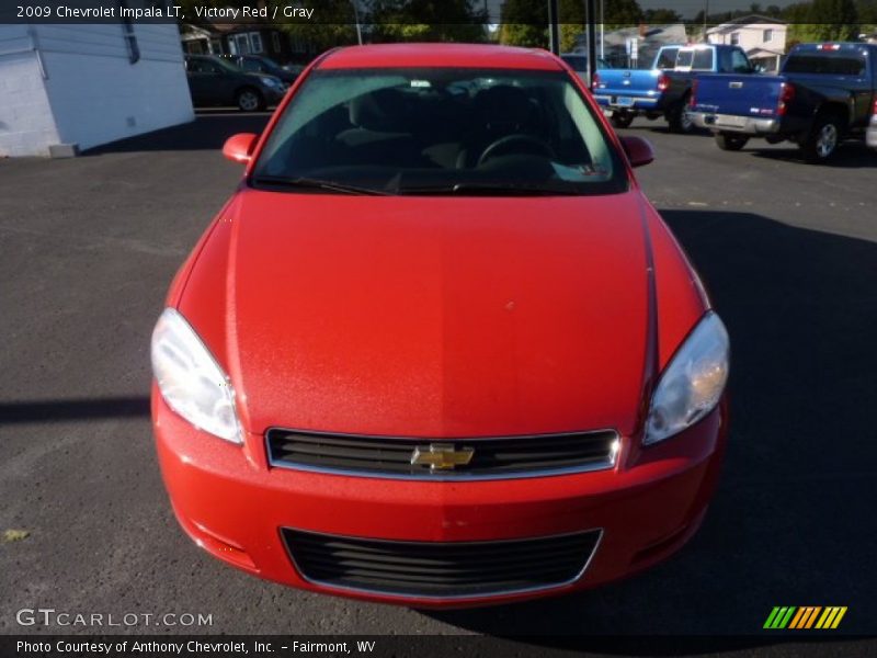 Victory Red / Gray 2009 Chevrolet Impala LT
