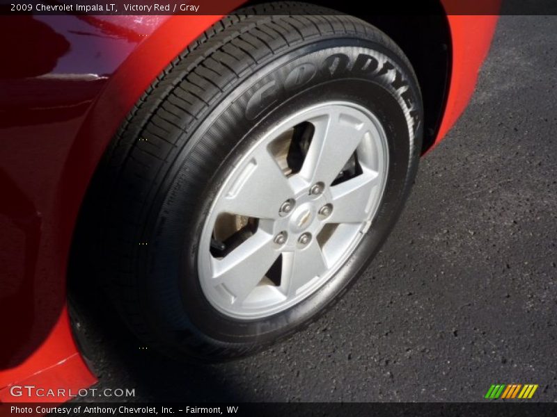 Victory Red / Gray 2009 Chevrolet Impala LT
