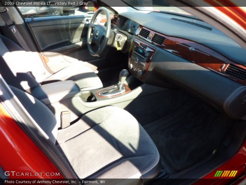 Victory Red / Gray 2009 Chevrolet Impala LT