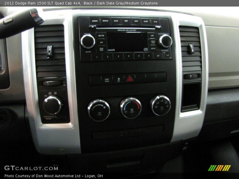 Black / Dark Slate Gray/Medium Graystone 2012 Dodge Ram 1500 SLT Quad Cab 4x4
