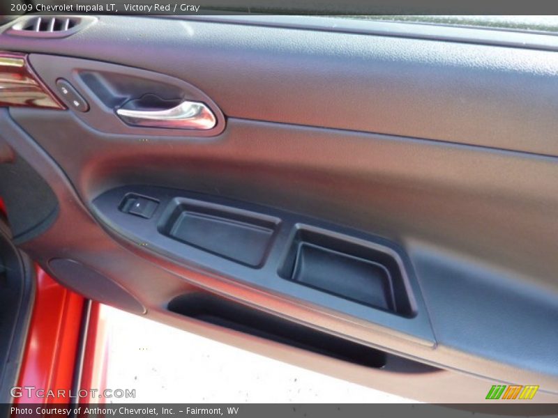 Victory Red / Gray 2009 Chevrolet Impala LT
