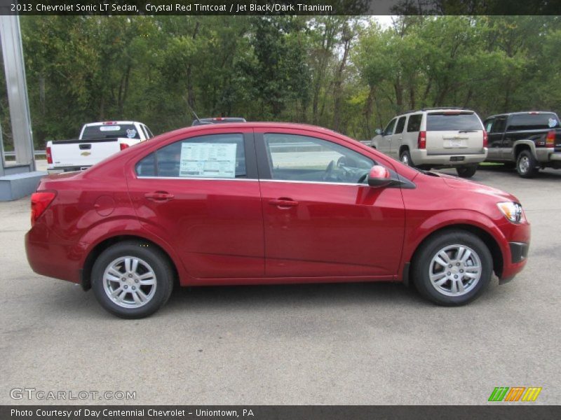  2013 Sonic LT Sedan Crystal Red Tintcoat