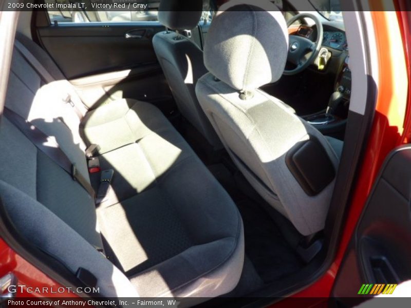 Victory Red / Gray 2009 Chevrolet Impala LT