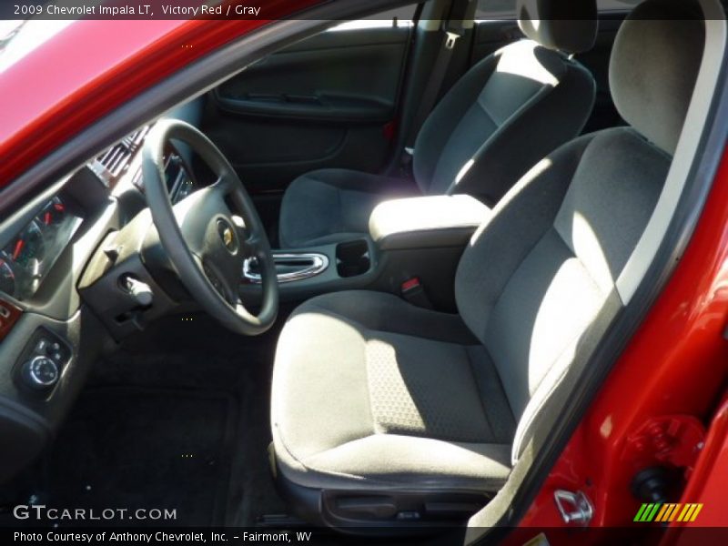 Victory Red / Gray 2009 Chevrolet Impala LT