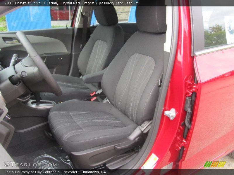 Front Seat of 2013 Sonic LT Sedan