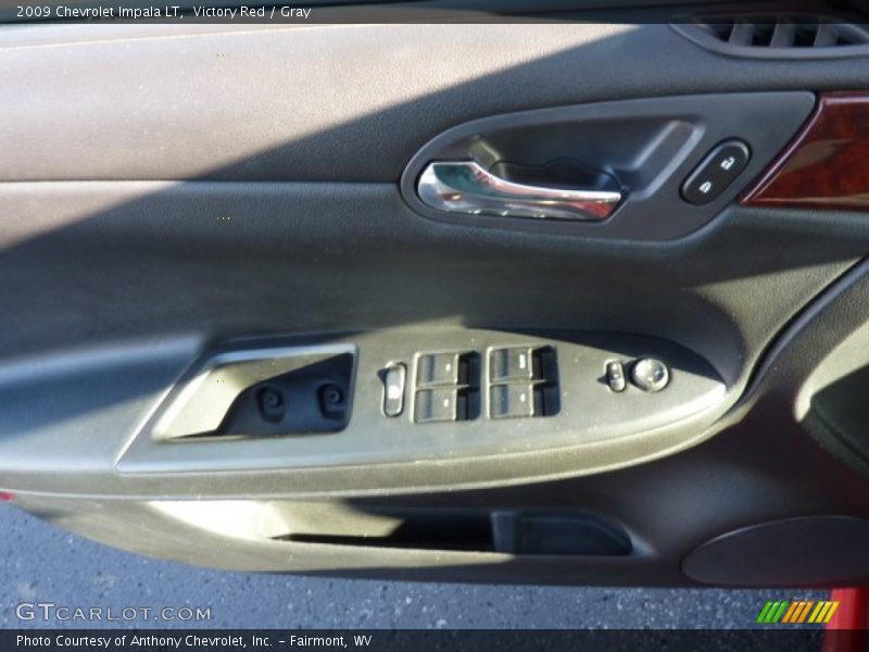Victory Red / Gray 2009 Chevrolet Impala LT